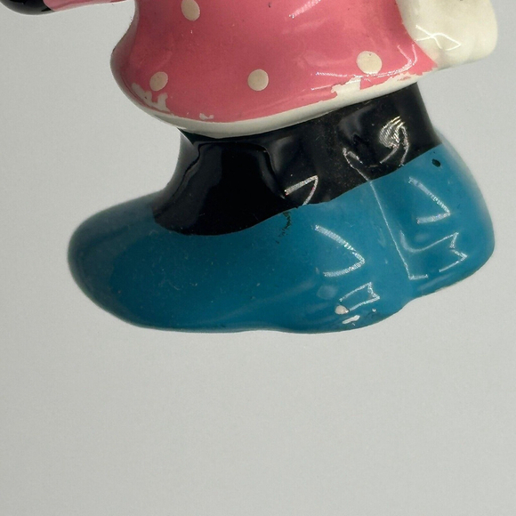 Vintage Walt Disney Prod. Mickey & Minnie Mouse ceramic Figurine made in Japan - Picture 10 of 11